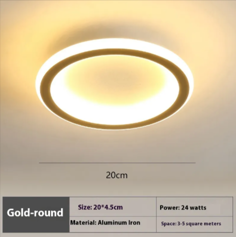 Minimalist Bedroom Ceiling Light